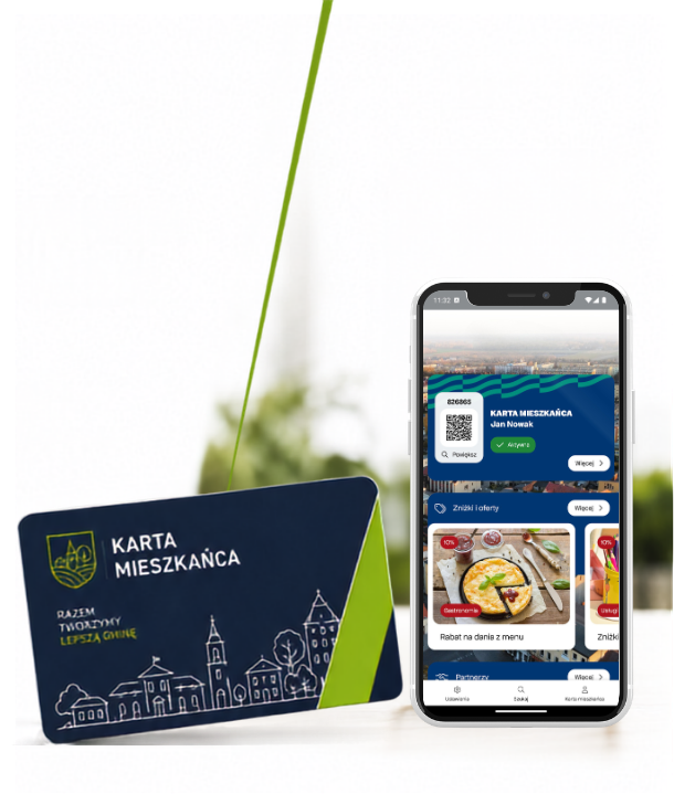 Fizyczna i wirtualna Karta Mieszkańca w aplikacji mobilnej